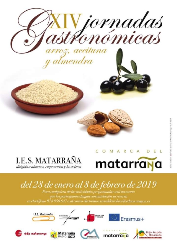 14es Jornades Gastronòmiques de l’arròs, oliva i ametlla 14es Jornades Gastronòmiques de l’arròs, oliva i ametlla