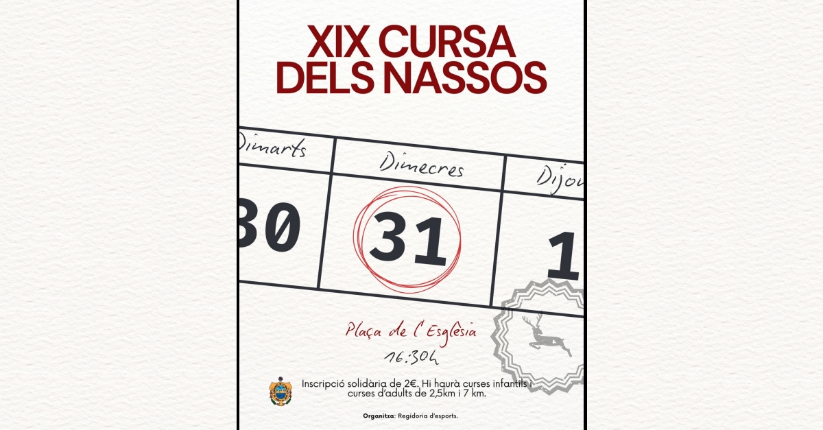 XIX Cursa dels Nassos XIX Cursa dels Nassos