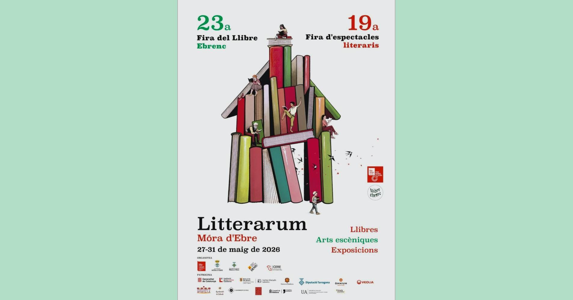 Litterarum: 23a fira del Llibre Ebrenc i 19a Fira d’espectacles literaris Litterarum: 23a fira del Llibre Ebrenc i 19a Fira d’espectacles literaris