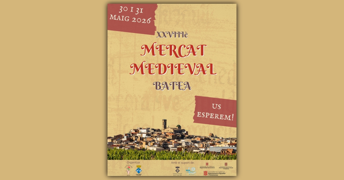 XXVIII Mercat Medieval Batea XXVIII Mercat Medieval Batea