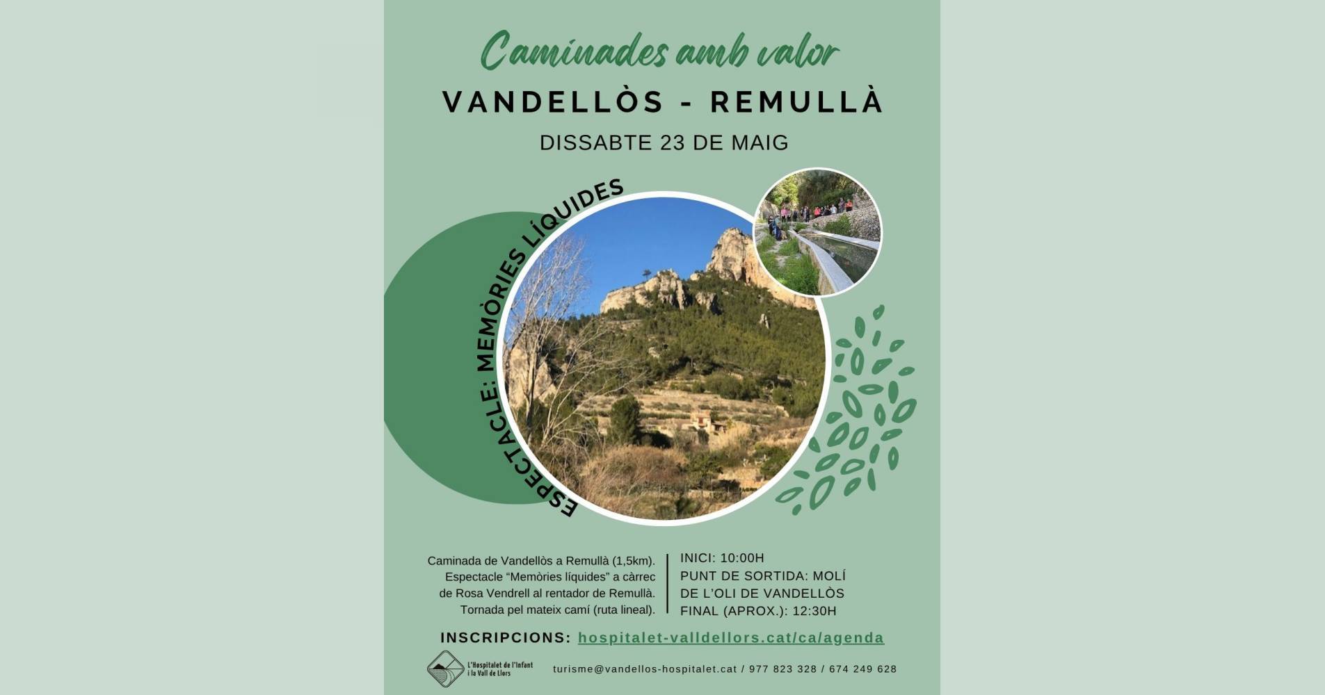 Caminada: Vandellòs-Remullà i Espectacle Caminada: Vandellòs-Remullà i Espectacle
