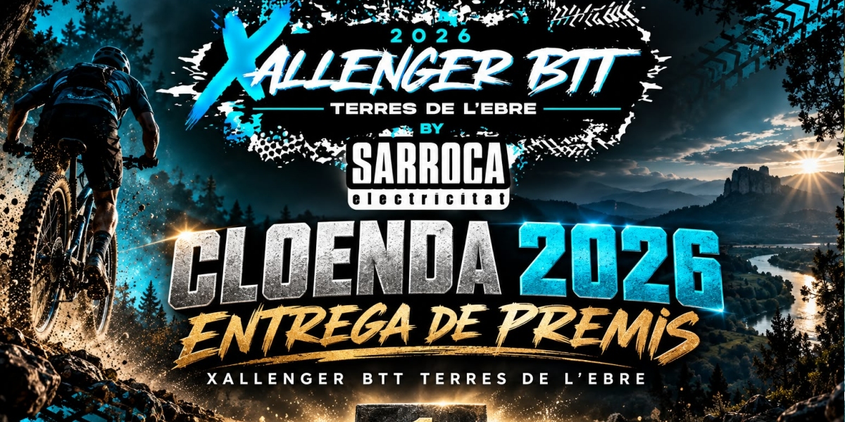 Cloenda Xallenger BTT Terres de l’Ebre 2026 Cloenda Xallenger BTT Terres de l’Ebre 2026