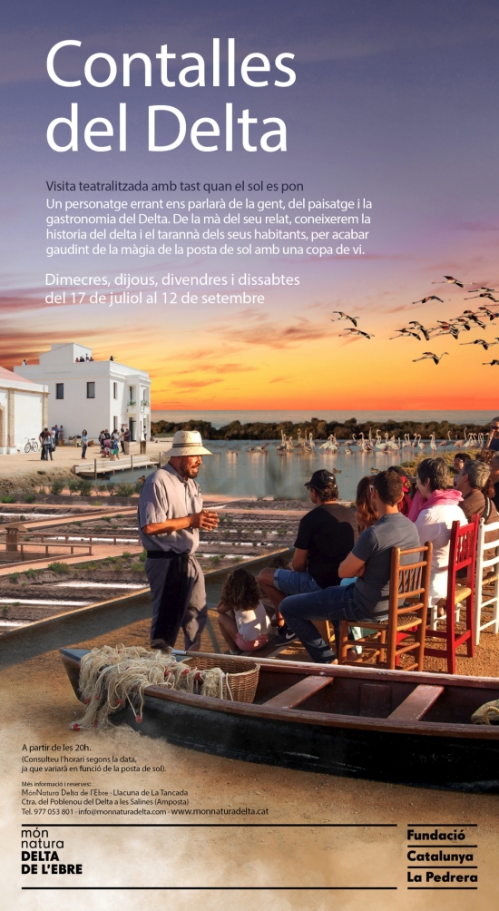 Visita teatralitzada amb tast: Contalles del Delta Visita teatralitzada amb tast: Contalles del Delta