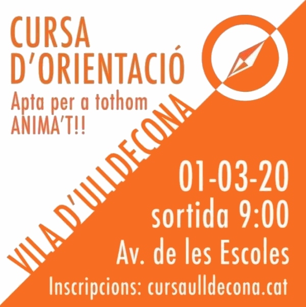 Cursa d’orientació Villa d’Ulldecona Cursa d’orientació Villa d’Ulldecona