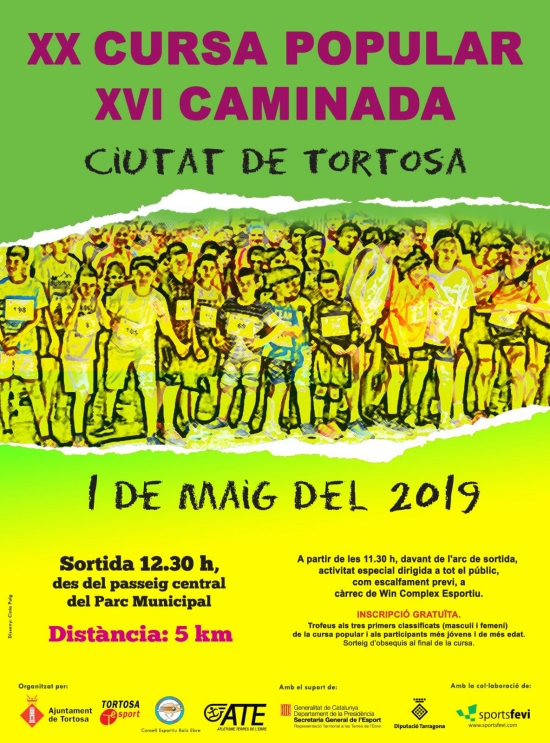La Cursa Popular i Caminada Ciutat de Tortosa de l’1 de maig estrenarà nou recorregut i horari | EbreActiu.cat, revista digital d’oci actiu | Terres de l’Ebre ... La Cursa Popular i Caminada Ciutat de Tortosa de l’1 de maig estrenarà nou recorregut i horari | EbreActiu.cat, revista digital d’oci actiu | Terres de l’Ebre ...