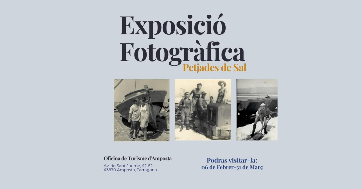 Exposició fotogràfica «Petjades de Sal» Exposició fotogràfica «Petjades de Sal»