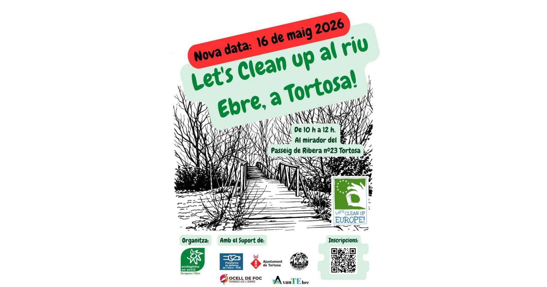 Let’s clean up europe riu Ebre a Tortosa Let’s clean up europe riu Ebre a Tortosa