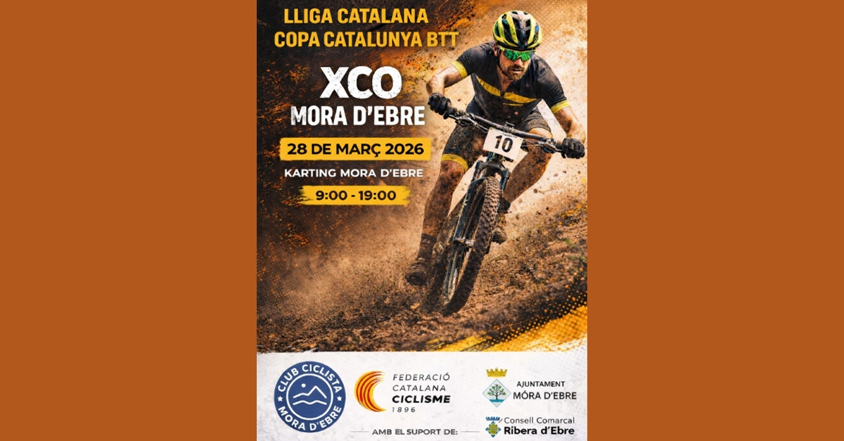 XCO Móra d’Ebre. Lliga catalana i Copa Catalunya BTT XCO Móra d’Ebre. Lliga catalana i Copa Catalunya BTT