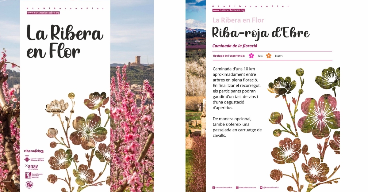 La Ribera en Flor 2026: Riba-roja d’Ebre - Caminada de la floració La Ribera en Flor 2026: Riba-roja d’Ebre - Caminada de la floració