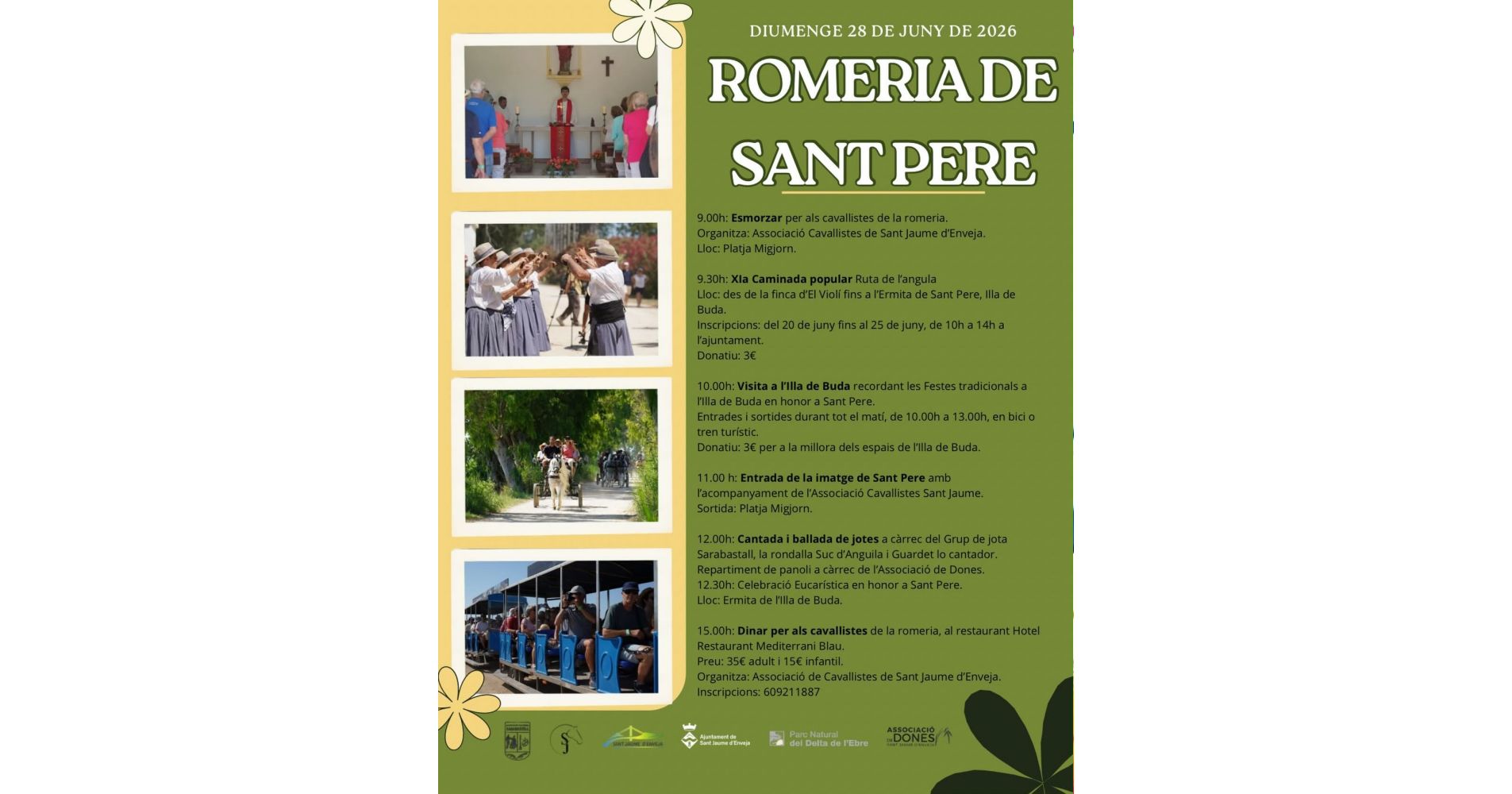Romeria de Sant Pere a l’illa de Buda Romeria de Sant Pere a l’illa de Buda