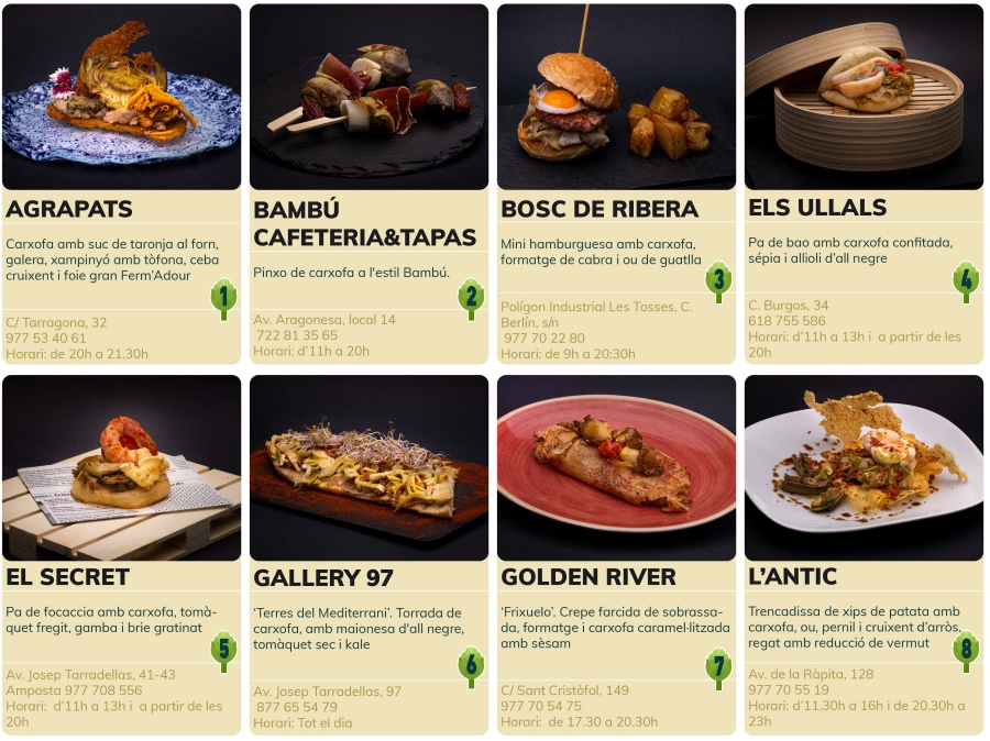 Dinou bars i restaurants participaran a la primera edició de la Ruta dels platerets de la carxofa i l’arròs | EbreActiu.cat, revista digital d’oci actiu | Terres de l’Ebre ... Dinou bars i restaurants participaran a la primera edició de la Ruta dels platerets de la carxofa i l’arròs | EbreActiu.cat, revista digital d’oci actiu | Terres de l’Ebre ...