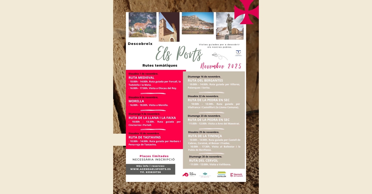 Ruta de la Tinença (Castell de Cabres, Coratxà, El Boixar i Fredes) Ruta de la Tinença (Castell de Cabres, Coratxà, El Boixar i Fredes)