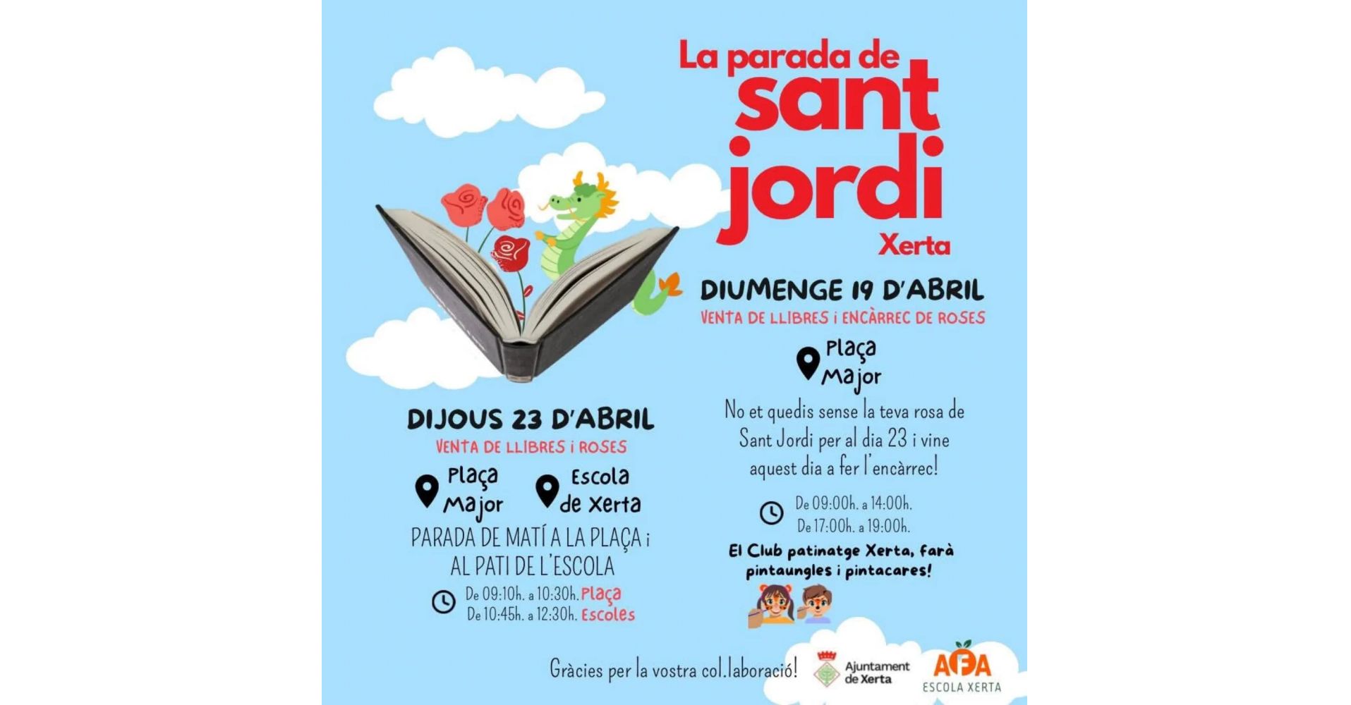 Sant Jordi 2026 a Xerta Sant Jordi 2026 a Xerta