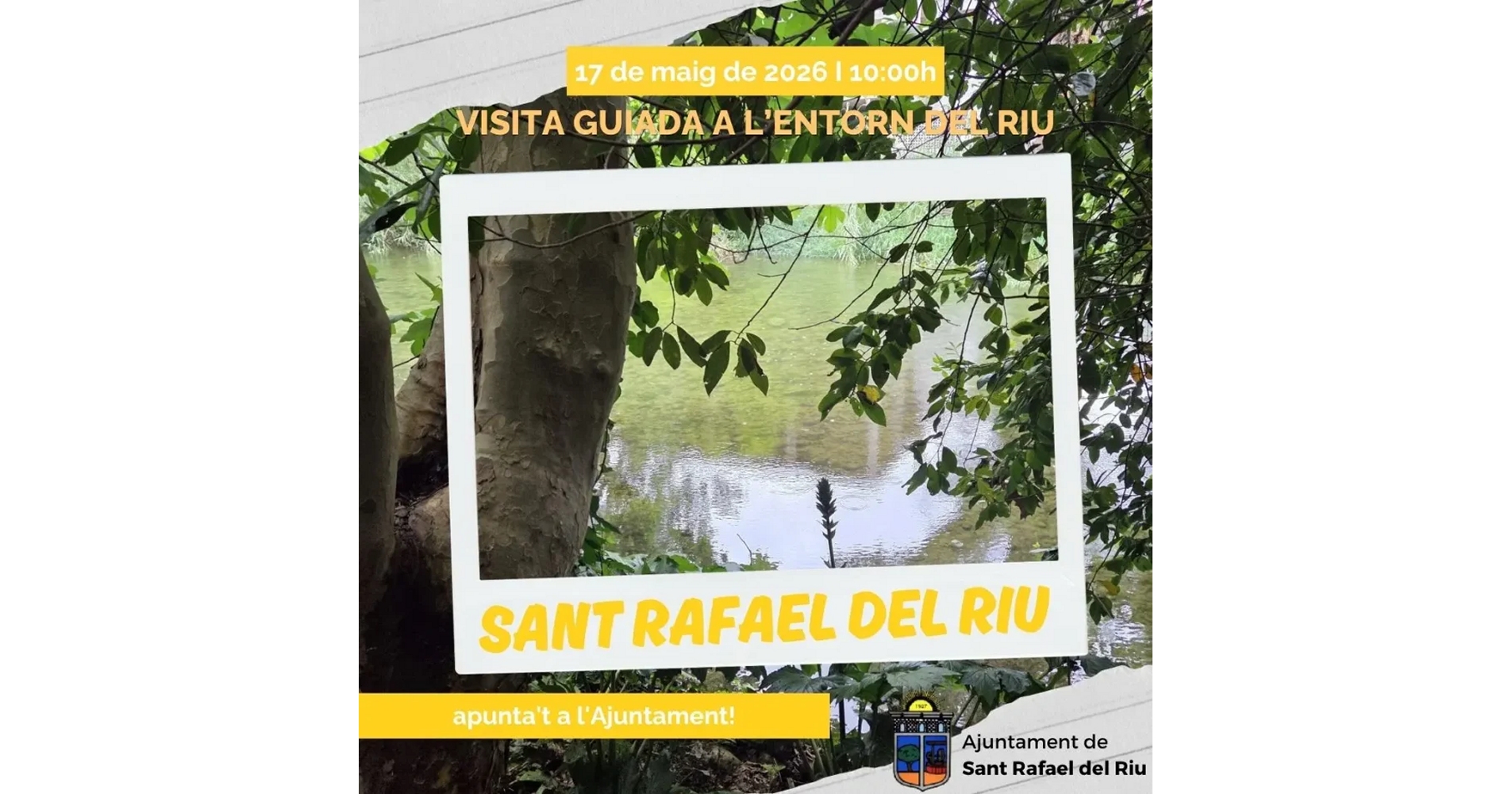 Visita guiada a l’entorn del riu Sénia Visita guiada a l’entorn del riu Sénia