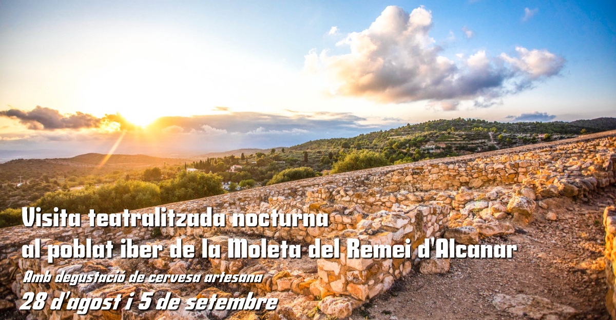 Visita teatralitzada nocturna a la Moleta del Remei Visita teatralitzada nocturna a la Moleta del Remei