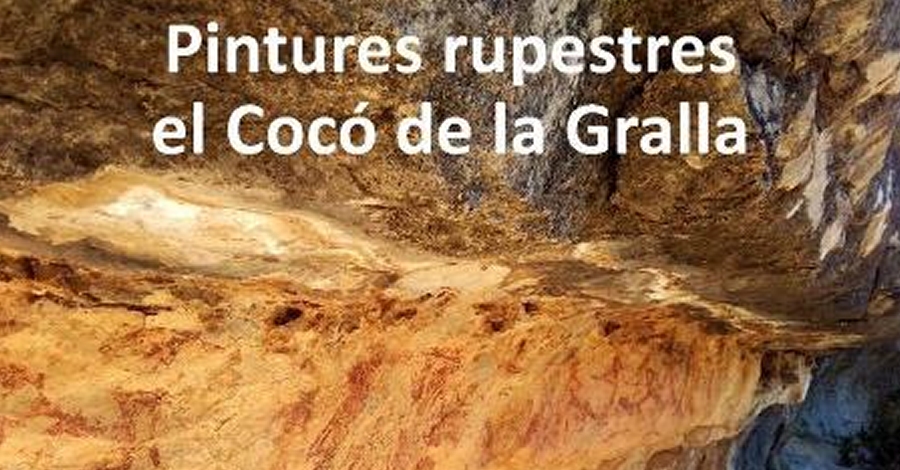 Visites guiades a les pintures rupestres del Cocó de la Gralla Visites guiades a les pintures rupestres del Cocó de la Gralla