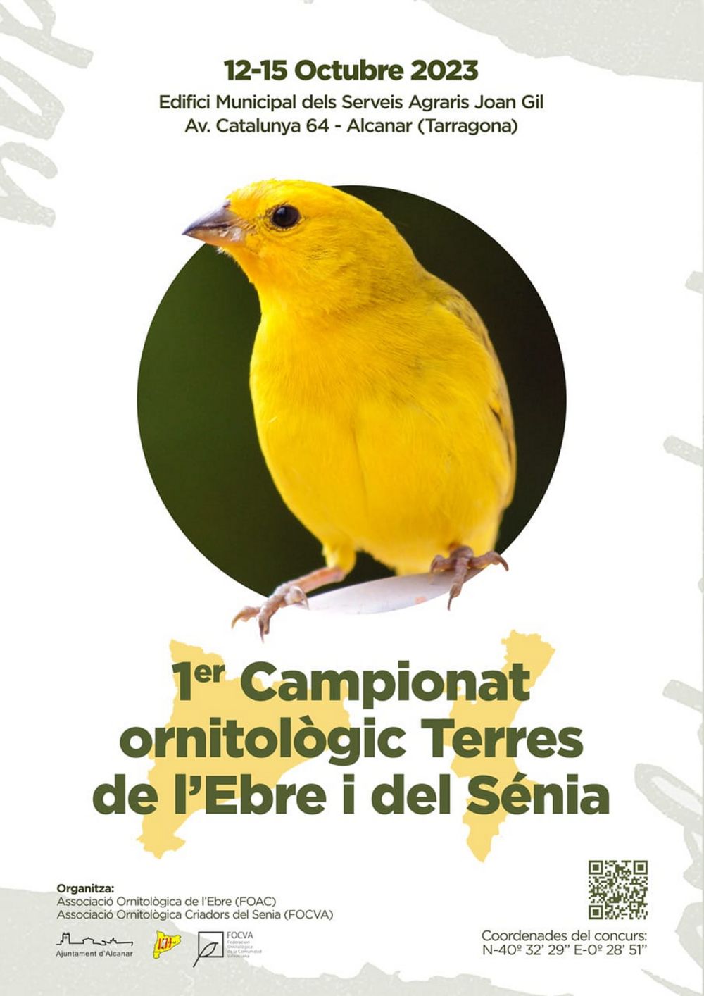 Alcanar acoge este fin de semana el 1r Concurso Ornitolgico Terres de l’Ebre y del Snia | EbreActiu.cat, revista digital de ocio activo | Terres de l’Ebre...