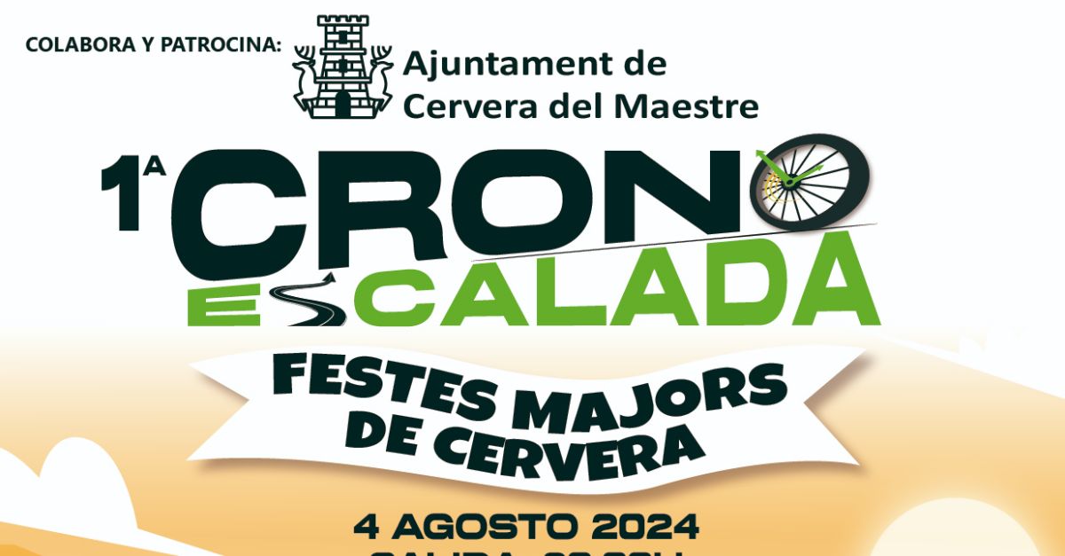 1a Crono Escalada Fiestas Mayores de Cervera