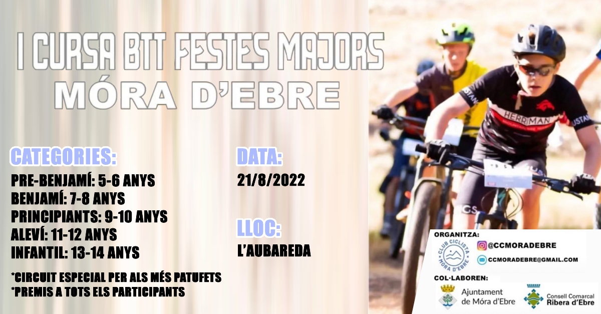 1a Carrera BTT Fiestas Mayores de Mra dEbre