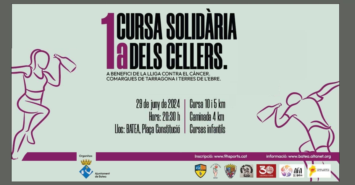 1a cursa solidria dels Cellers