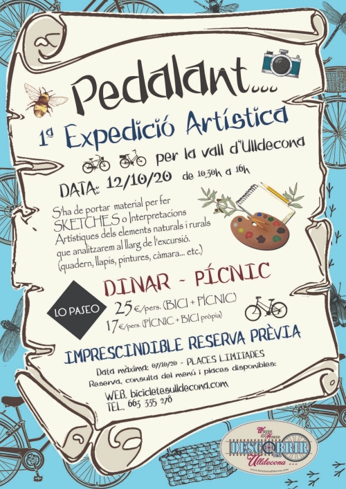 1a Expedici artstica pedalant per la vall dUlldecona