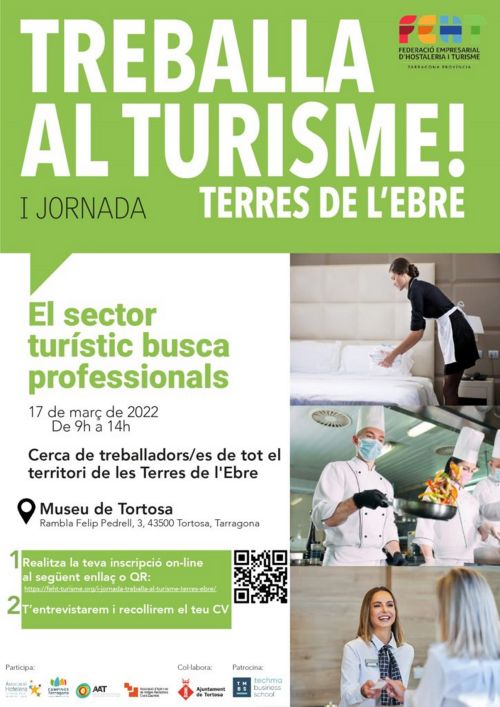 I Jornada "Treballa al Turisme" a les Terres de lEbre [AJORNADA AL MES DE MAIG]