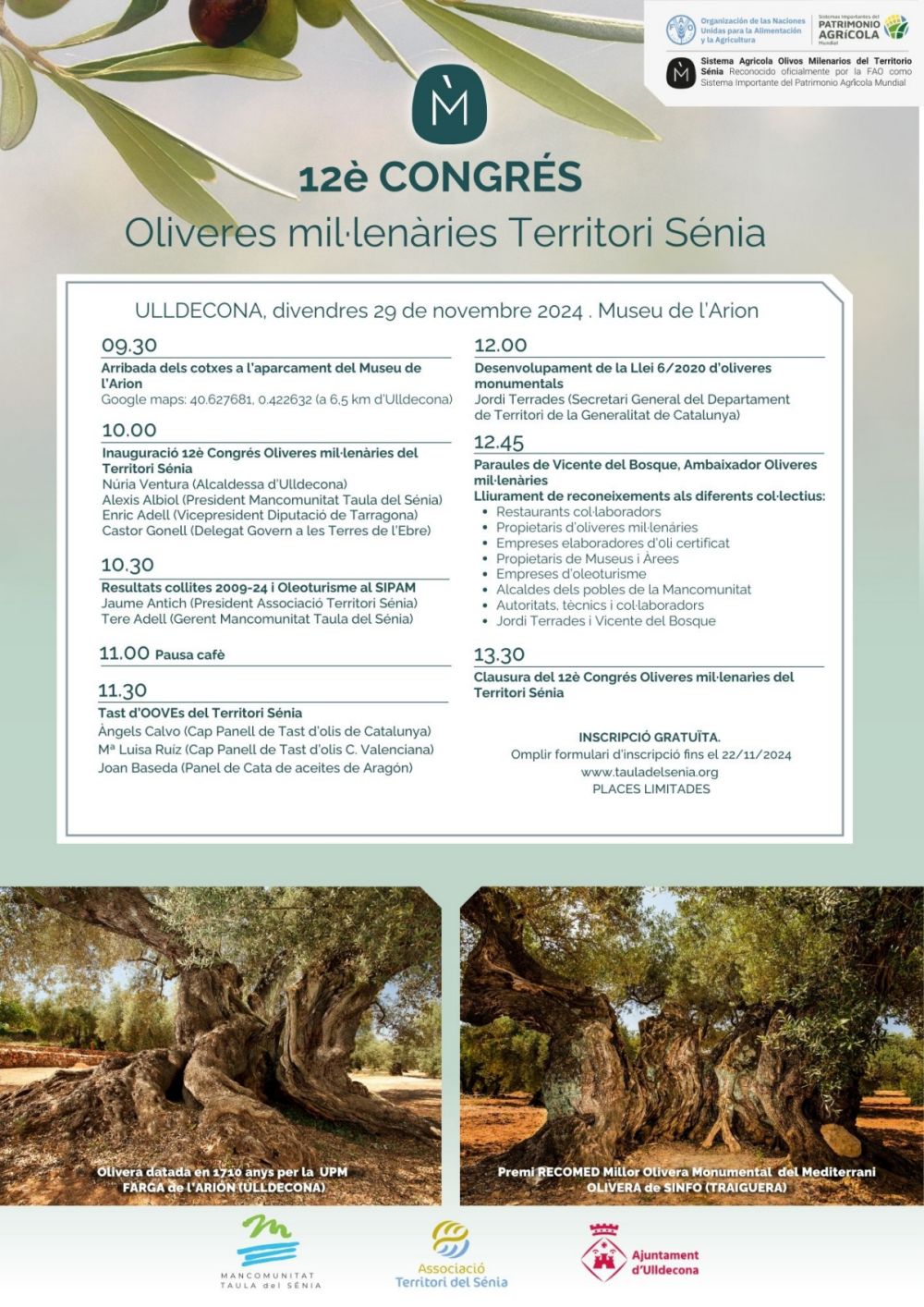 12 Congrs Oliveres Millenries Territori Snia