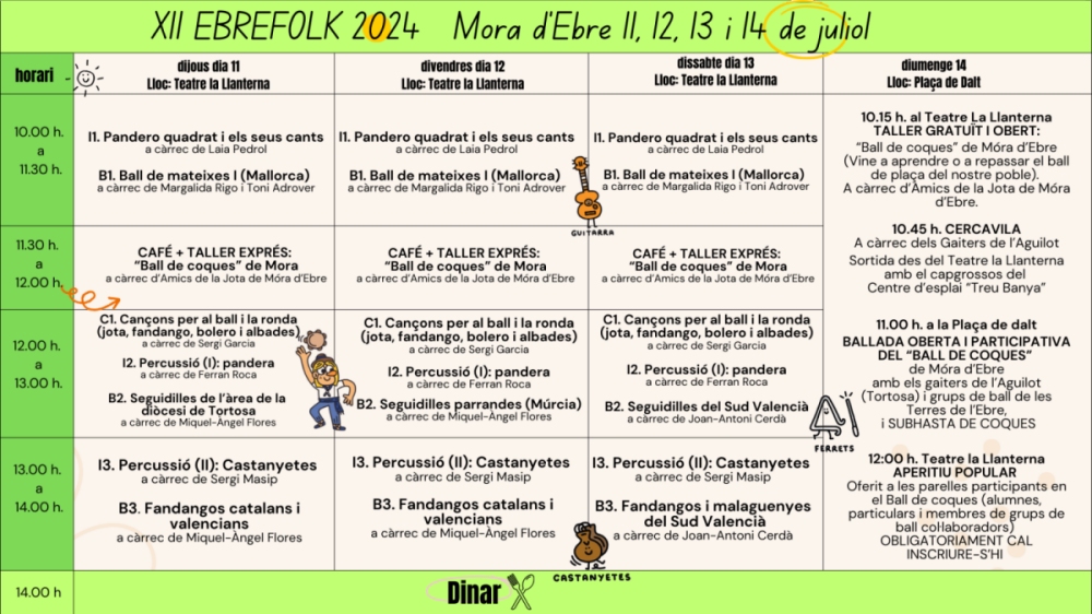 XII Campus de patrimonio etnomusical Ebrefolk | EbreActiu.cat, revista digital de ocio activo | Terres de lEbre...