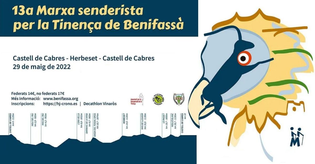 13 Marxa Senderista per la Tinena de Benifass