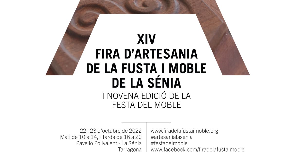 XIV Fira dArtesania de la Fusta i Moble de la Snia