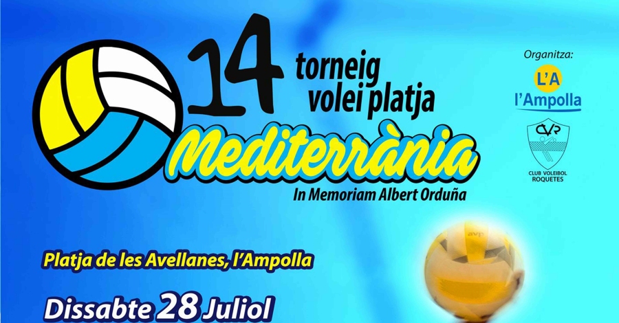 14 Torneig Volei Platja Mediterrnia. In memoriam Albert Ordua