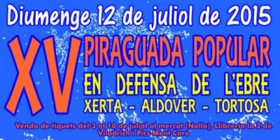 15 piraguada popular en defensa de lEbre