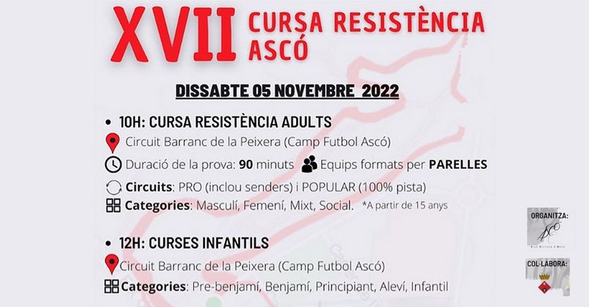 XVII Cursa resistncia BTT dAsc