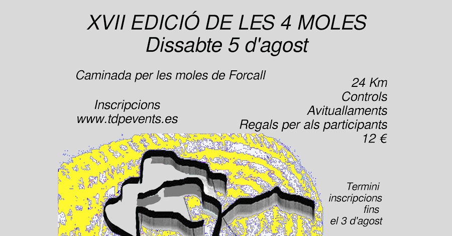 XVII edici de les 4 Moles. Caminada per les moles de Forcall