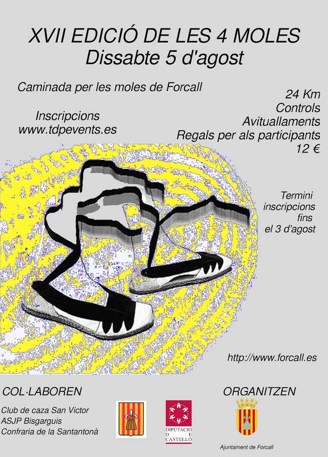 XVII edici de les 4 Moles. Caminada per les moles de Forcall