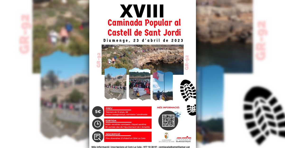 XVIII Caminada popular al Castell de Sant Jordi