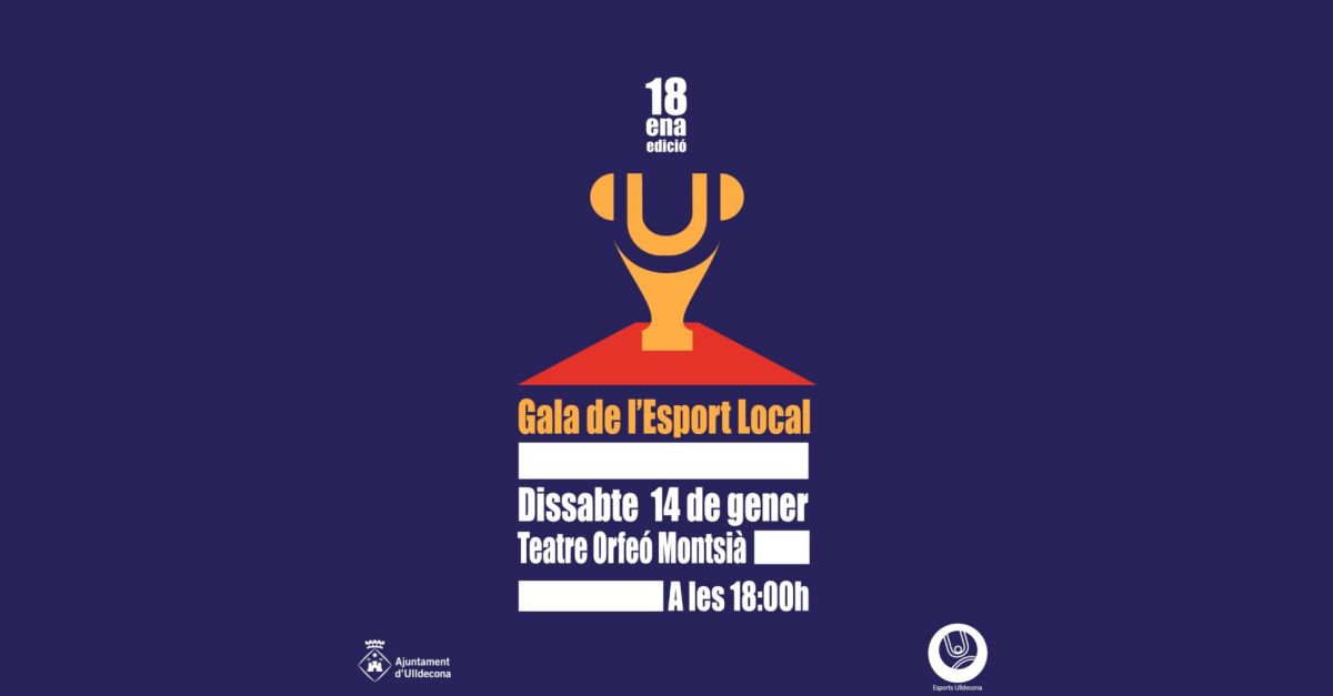 18a edici Gala de lEsport Local dUlldecona