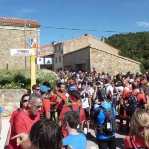 Prop de 1.000 participants a la 18a Travessia nocturna Fredes - Pals GR7