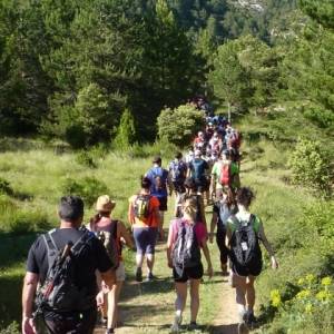 Prop de 1.000 participants a la 18a Travessia nocturna Fredes - Pals GR7