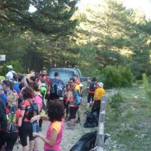 Prop de 1.000 participants a la 18a Travessia nocturna Fredes - Pals GR7