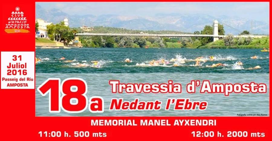 18a Travessia dAmposta nedant lEbre, memorial Manel Ayxendri