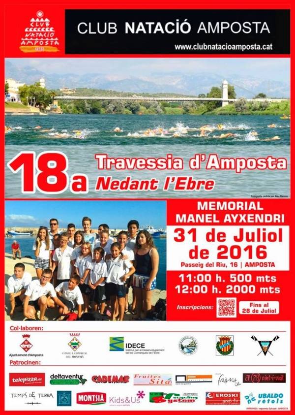 18a Travessia dAmposta nedant lEbre, memorial Manel Ayxendri