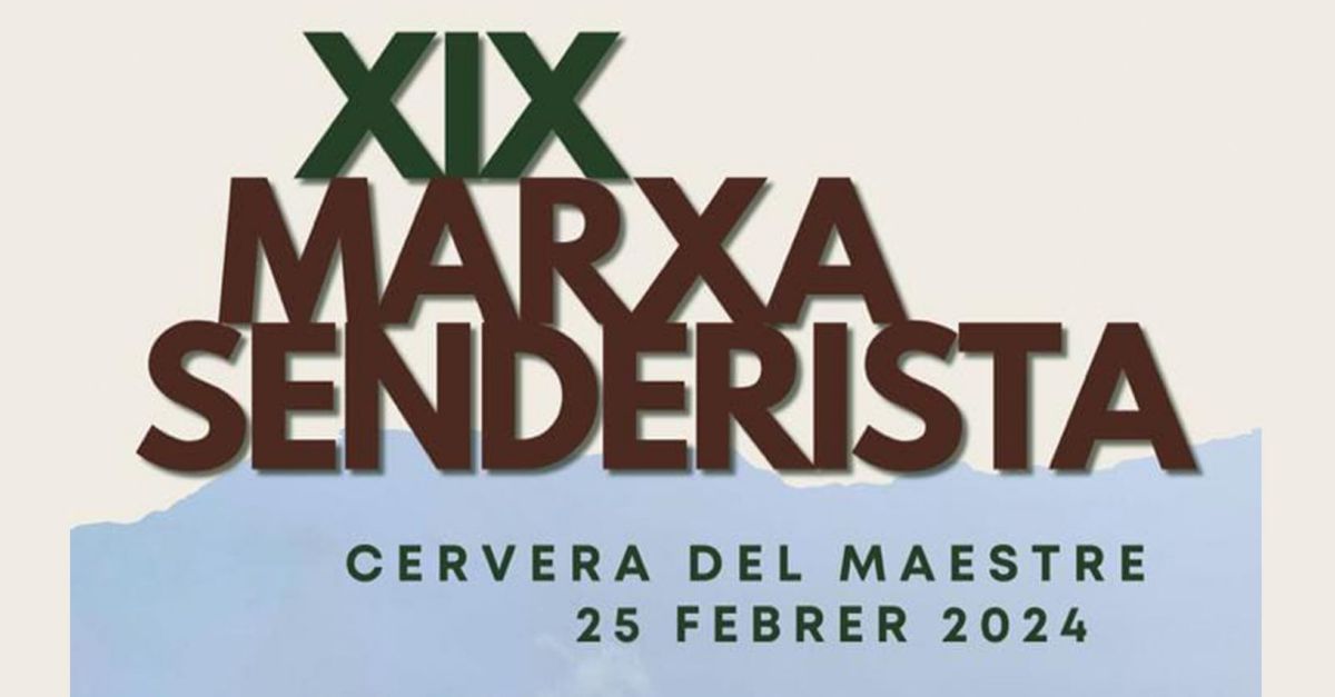 XIX Marcha senderista de Cervera del Maestre