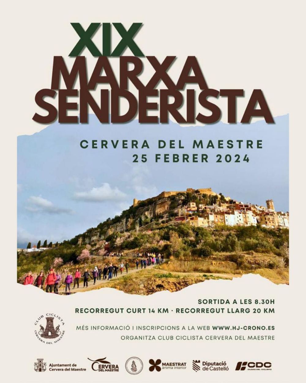 XIX Marxa senderista de Cervera del Maestre