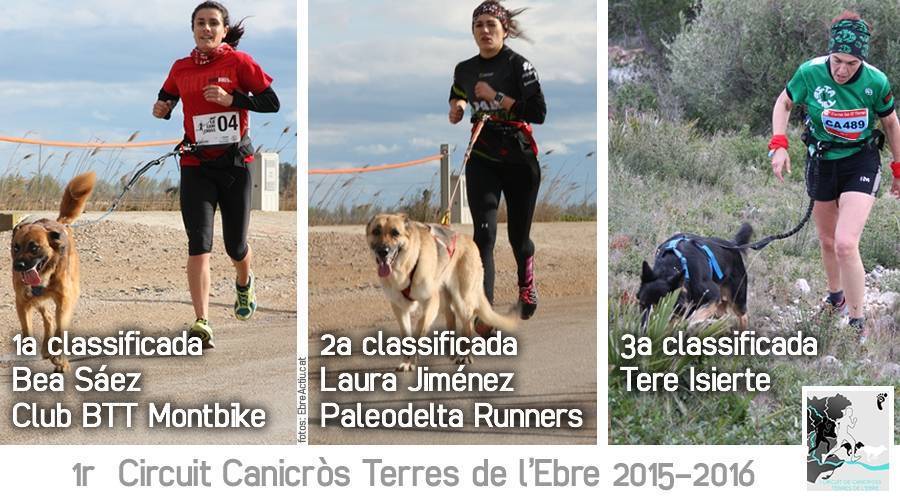 Fernndez i Sez, del Club BTT Montbike, es proclamen guanyadors del 1r circuit de canicrs | EbreActiu.cat, revista digital d’oci actiu | Terres de l’Ebre ...