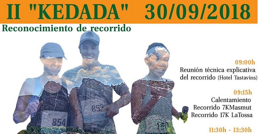 II Kedada Tastavins Trail. Reconeixement del recorregut