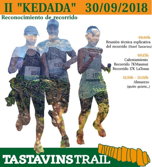 II Kedada Tastavins Trail. Reconeixement del recorregut