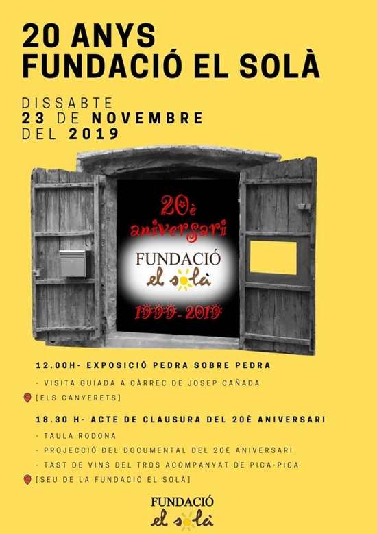 20 aniversari Fundaci El Sol