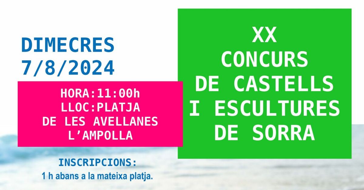 XX Concurso de castillos y esculturas de arena