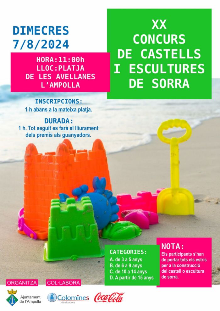 XX Concurs de castells i escultures de sorra